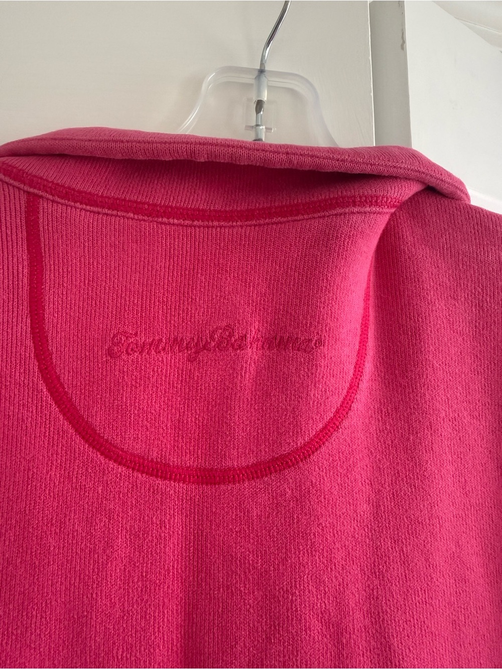 Tommy Bahama Hot Pink Zip-Front Jacket - Picture 6 of 6
